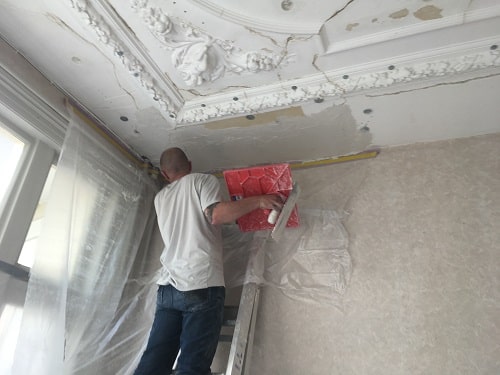 ervaring met onderhoud oud ornamenten plafond