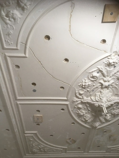 oud plafond restaureren